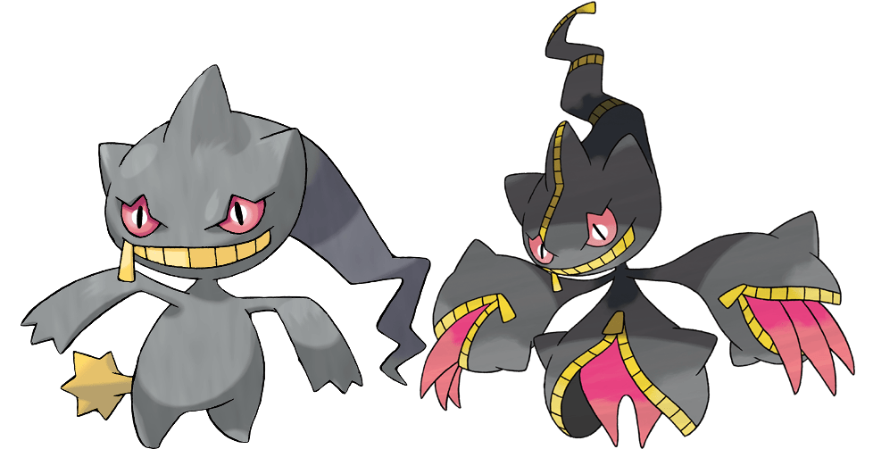 the official art of banette and mega banette